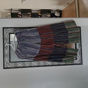 Boho pants, multicolor, 100% cotton, size free